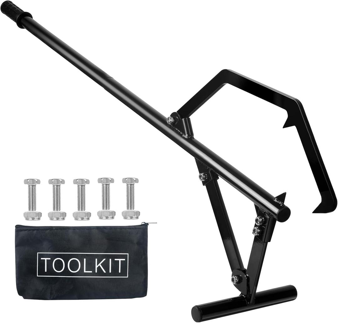 50.9inch Timberjack Log Lifter, Adjustable Log Roller Cant Hook, Heavy Duty Steel Logging Tools Log Jack for Rolling Logs Ups to 25" in Dia