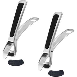 2Pcs Hot Plate Gripper for Instant Pot, Air Fryer Pans, and Microwave Toaster Oven Steamer, Compatible with Hot Bowls and Plates.