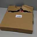 Valentine's Day Wreath Decoration with 20 Red LED Lights Timer Wood Hearts, Battery Operated 16 Inch Valentines Door Wreath for Front Door Decor Outdoor Indoor Home Wedding Anniversary