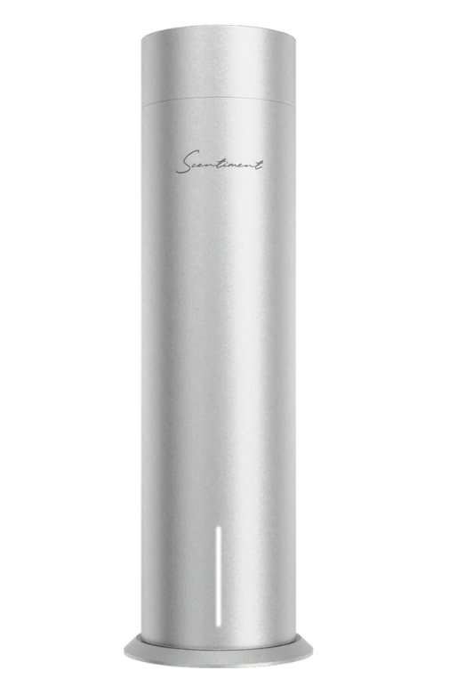 Scentiment Diffuser Air 2 - Cold-Air Diffusion | Covers 1,000 Sq Ft | No Heat, No Water | Safe for Pets & Kids | Rechargeable Battery | WiFi & Bluetooth | Interchangeable Motor | Silver