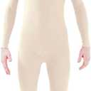 Ensnovo Adult Spandex One Piece Unitard Full Body Suit Costume (Nude) 
XL