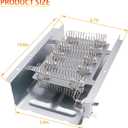 Dryer Heating Element Kit Compatible With May-tag MED5740TQ0 MED4500MW0 MED5600TQ0 MED5700TQ0 MED5640TQ0 MED5570TQ0 MED5770TQ0 MED5800TW0 MED5820TW0 MED5840TW0 MED5870TW0 MED5620TQ0 MED5630TQ0