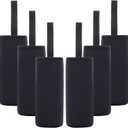 6 Pack Neoprene Water Bottle Sleeves Insulator Cooler Coolies Collapsible Nylon Bottle Sleeve Carrier Holder For 12-19.4 Ounce Bottles Or Cans By STARVAST