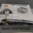 Baby Bath Seat for Babies 6 Months & up,Baby Bathtub Chair,Non-Slip Toddler Bath Support,Sit Up Bath Seat for Baby,Safe Infant & Newborn Bathtub Chair with Soft Cushion,Gray (GREY)