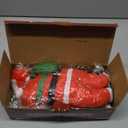 Christmas Decorations LED Ladder Lights with Climbing Santa Claus, 2.5ft Indoor Christmas Decorative Lights - 8 Modes Xmas Lights Tree for Home Holiday Wall Window Xmas Decor (Multicolor)