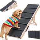 51.2" Long Dog Ramp for High Bed & Couch, Foldable Pet Ramp