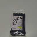 200 Pack Bulk KOOWIN Small 6 inch Nylon Plastic Cable Zip Ties Wire Wraps Black
