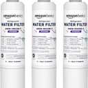 Amazon Basics Replacement Samsung DA29-00020B Refrigerator Water Filter Cartridge, NSF Certified, Reduces Contaminants, 3-Pack