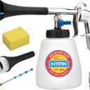 Aluminium Car Cleaning Gun Set with Tapered Nozzle, 6-9.2Bar High Pressure Air Blow Gun with 2 Set Nozzle, Pressure Air Blower Blow Gun Producing Powerful Blast of Air for Cleaning Cars, Velvet, etc