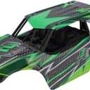 Alomejor 1/18 RC Car Body, Lightweight Attractive PVC Replacement Scale Model Body for RC hobbyists Racing Events Custom Builds (Green)