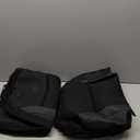 Skechers Men's Memory Foam Seat Covers, Air Cool Mesh Thick Car Seat Covers, Car Seat Covers Front Seats Airbag Compatible, Universal Automotive Comfort for Most Cars, Vans, Trucks, SUV, Black, Two Front