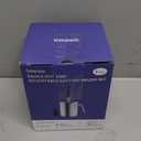 Geesta Adjustable Sauce Pot and Basting Brush Set, Long Stainless Steel Basting Brush for Cooking, Fathers Day Grilling Gifts for Men Smoker Accessories, Large Capacity Grilling Tools, 1 Pack