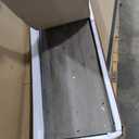 Elevon Long Bar Table Set with 3 PU Upholstered Bar Stools, Dining Table and Chair Sets, Industrial Tall Coffee Table and Back Chair for Kitchen, Living Room, Party Room, Small Space, Pub, Gray (Grey)