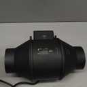 VIVOSUN G4 4" Inline Duct Fan with E12 Controller & 3 Modes, AeroZesh Grow Tent Ventilation, 195 CFM EC Motor, Programmable Exhaust Fan for Hydroponics, Heating/Cooling, and Workshop Usage