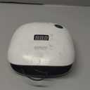 SUNUV UV LED Nail Lamp, UV Light for Nails Compatible with All Gel Polish, 36 LEDs with 4 Timer Settings, LCD Display for Home Salon SUN4 Black