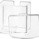 DBM-8GC Grind Chamber With Lid Replacement for Cuisinart DBM-8P1 etc Grinder, Fit Coffee Grinder, Food Processor Replacement Parts, Clear Round Flip Top Design - Dishwasher Safe