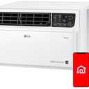 LG 12,000 BTU Dual Inverter Smart Window Air Conditioner, Cools 550 Sq. Ft., Ultra Quiet Operation, Up to 35% More Energy Savings, Energy Star, with LG ThinQ, Amazon Alexa and Hey Google, 115V