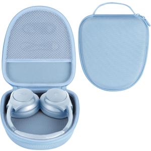 Hard Case Replacement for Anker Soundcore Life Q20 Q30 Q35 Q40 Q45 Q20+ Q20i Hybrid Active Noise Cancelling Headphones (Sky Blue Case)