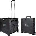 Olympia Tools 85-010 Grand Pack-N-Roll Portable Tools Carrier with Telescopic Handle, 80 Lb. Load Capacity, Black 2025 New Version