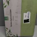 Joy&Grace Appliance Slider for Kitchen Appliances 360 Rolling Sliding Tray for Coffee Maker Countertop, Bamboo Coffee Pot Slider Rolling Tray (Black, Medium 14.5" x 10")