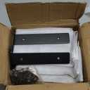 Starunder 8 Pack Floating Shelf Brackets, 8 Inch Heavy Duty Industrial Shelf Bracket, Black Metal L Brackets for Shelves Support DIY(1/5 Inch Thicked)