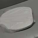 Bemis 1500EC 390 Lift-Off Wood Elongated Toilet Seat, Cotton White (Pack of 1)