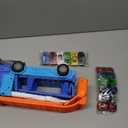 XINNOVEL Truck Toys Car Track Set for 3 4 5 6 Years Old Boys, Carrier Truck Transporter Car Race Track with 12 Die-Cast Racing Car Toys, Birthday Gifts for Toddlers Kids Girls Age 3 4 5 6 7 8