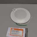 CLOUDY BAY Motion Sensor Ceiling Light Indoor,120V CRI90 10W 5000K Bright Day Light,6.5 inch LED Flush Mount Ceiling Lighting Fixture for Garage,Walk-in Closet,Attic,Pantry Wet Location White Finish