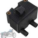 0.5 Ohm Ignition Coil for Harley 883 1200, Dyna Super Glide, Softail, Touring, Fat Boy, Electra Glide 1999-2006 Replace 31655-99 2102-0225 3165599 21020225