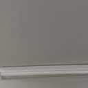 Joydeco 100% Blackout Roller Shades (Pro), Free-Stop Cordless Blinds for Windows, UV Protection, Natural Woven Blinds for Home and Office, Light-Proof Aluminum Cover (White, 45" W x 75" H)