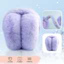 PIGBENGO Foldable Ear Muffs for Women Cold Weather Fluffy Earmuffs Winter Warm Headband Cute Slouchy Ear Warmers