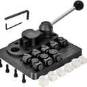 TIRYIUOU Ring Bender Tool, Ring Maker Kit with Nylon Dies, Spoon Earring Bending Machine for Jewelry Making