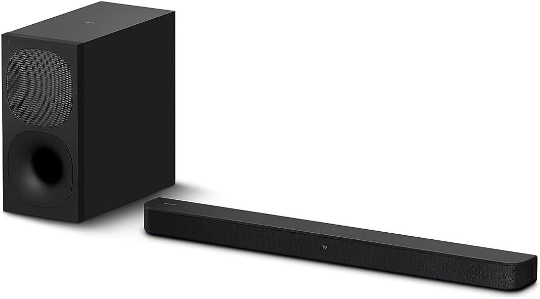 Sony HT-S400 2.1ch Soundbar with Powerful Wireless Subwoofer, S-Force PRO Front Surround Sound, and Dolby Digital, Black