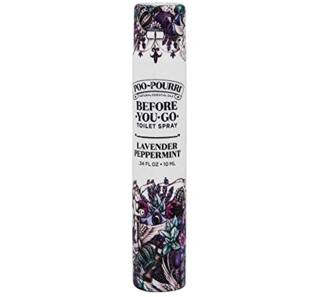 Poo-Pourri Before-You-Go Toilet Spray, Lavender Peppermint, Travel Size 10 mL - Lavender, Peppermint and Citrus, 3 Pack