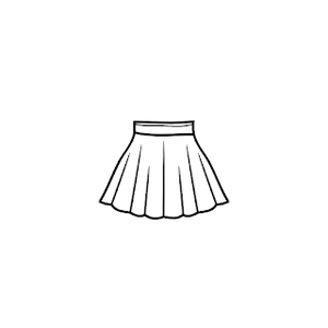 Skirt Shorts, Size XL