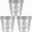 Firsgrill Grease Bucket Liners Replacment Traeger, Z Grill, Green Mountain Pellet Wood Smoker (15, Liners) (Siliver)