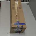 GENIMO 100% Blackout Roller Window Shades, Window Blinds Cordless with Thermal Insulated, UV Protection Fabric, Mini French Door Blinds for Home, Bedroom, Office, Grey, 26" W X 72" H