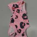 Cat Recovery Suit Female, Breathable Cat Onesie After Surgery Female for Abdominal Wounds or Skin Diseases, Surgery Recovery Suit Kitten Onesie After Spay Wear Anti Licking (Small, Leopard Pink)