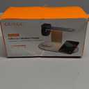 GUSGU 3 in 1 Charging Station for MagSafe Wireless Charger with Three-Level Night Light, 15W Max Fast Charging for iPhone 17/16/15/14/13/, Apple Watch Series 2-11/SE 3/ Ultra 3, AirPods Pro 3-Gray (White)