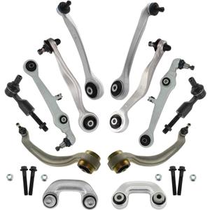 TRQ Front Steering & Suspension Kit Front Compatible with 00-04 A6 Quattro 03-05 Passat