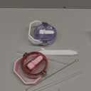 2 Pack Leakproof Portable Lid Replacement 30 oz Only for Stanley Quencher H2.0 Tumbler Cup Accessories, Detachable Flip Straw Lids, Heat-Resistant, Spill Proof Cover (White, Rose Quartz)