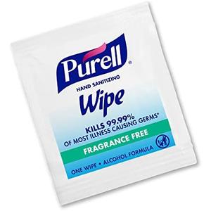 Purell Hand Sanitizing Wipes, Alcohol Formula, Fragrance Free, 300 Count Individually Wrapped Hand Wipes - 9020-06-EC, Not 300