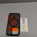 TORRAS Ultra Magnetic for iPhone 15 Pro Case, [3X MilitaryGrade Drop Tested] [Compatible with MagSafe], Shockproof Translucent Durable Slim Protective AntiScratch AntiFingerprint, Black