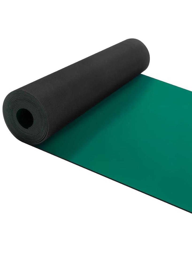 ESD Anti-Static Soldering Mat Roll, Green, 23.7" x 118", Heat Resistant (Black, M)