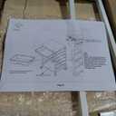 Rolling Cart with Drawers,Utility Cart with 6 Drawers,Rolling Storage Cart with Drawers and Wooden Tabletop & Lockable Wheel,White