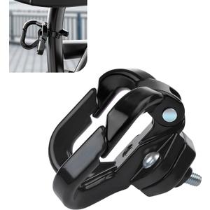Motorcycle Helmet Hook, Motorcycle Double Claw Hook, Helmet Luggage Bag Hook Holder for Moped Scooters Bicycles (Black)