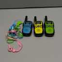 Wishouse Walkie Talkies Rechargeable for Kids Adults Long Range,Xmas Birthday Gift for Boys Girls 4 5 6 7 8 9 10 Year Old,Hiking Gear Camping Games Toys with Flashlight,VOX,Easy to Use 3 Pack