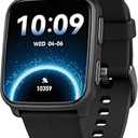 MorePro Fitness Tracker with 24/ 7 Heart Rate & Blood Pressure Monitor, Blood Oxygen & Sleep Tracker, Smart Watch with Step Calorie Counter, IP68 Waterproof Activity Tracker for Women Men Android iOS