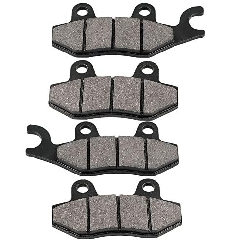 LOCOPOW Brake Pads for Kawasaki Teryx 4 800 750 KRT KRF Brute Force 650 750 KLR650 KL650 Bayou 300 400 Mule Pro 820 1000 Front Rear