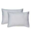 EXQ Home Toddler Pillowcases Zippered 13x18 Travel Pillow Case Set of 2, Small Pillow Case Fits Baby Pillow Sized 12x16, 13x18, Kids Pillowcases 2 Pack Machine Washable(Grey)